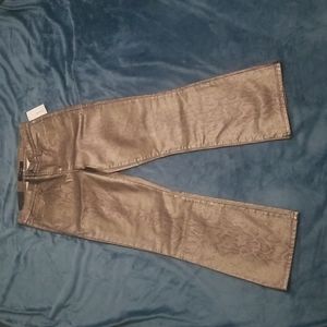 J Brand Denim Bronze Shimmer Size 27